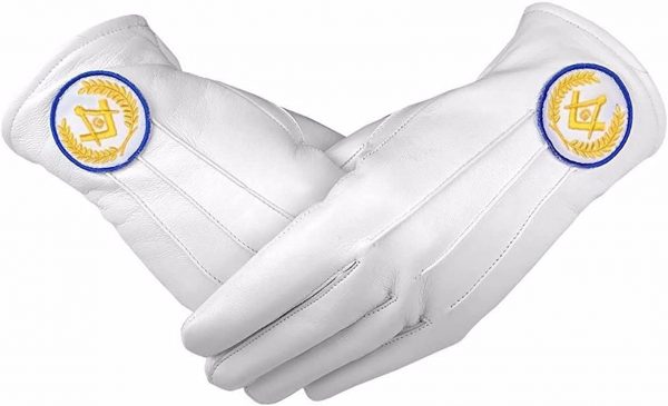 Illuminati White Soft Leather Gloves